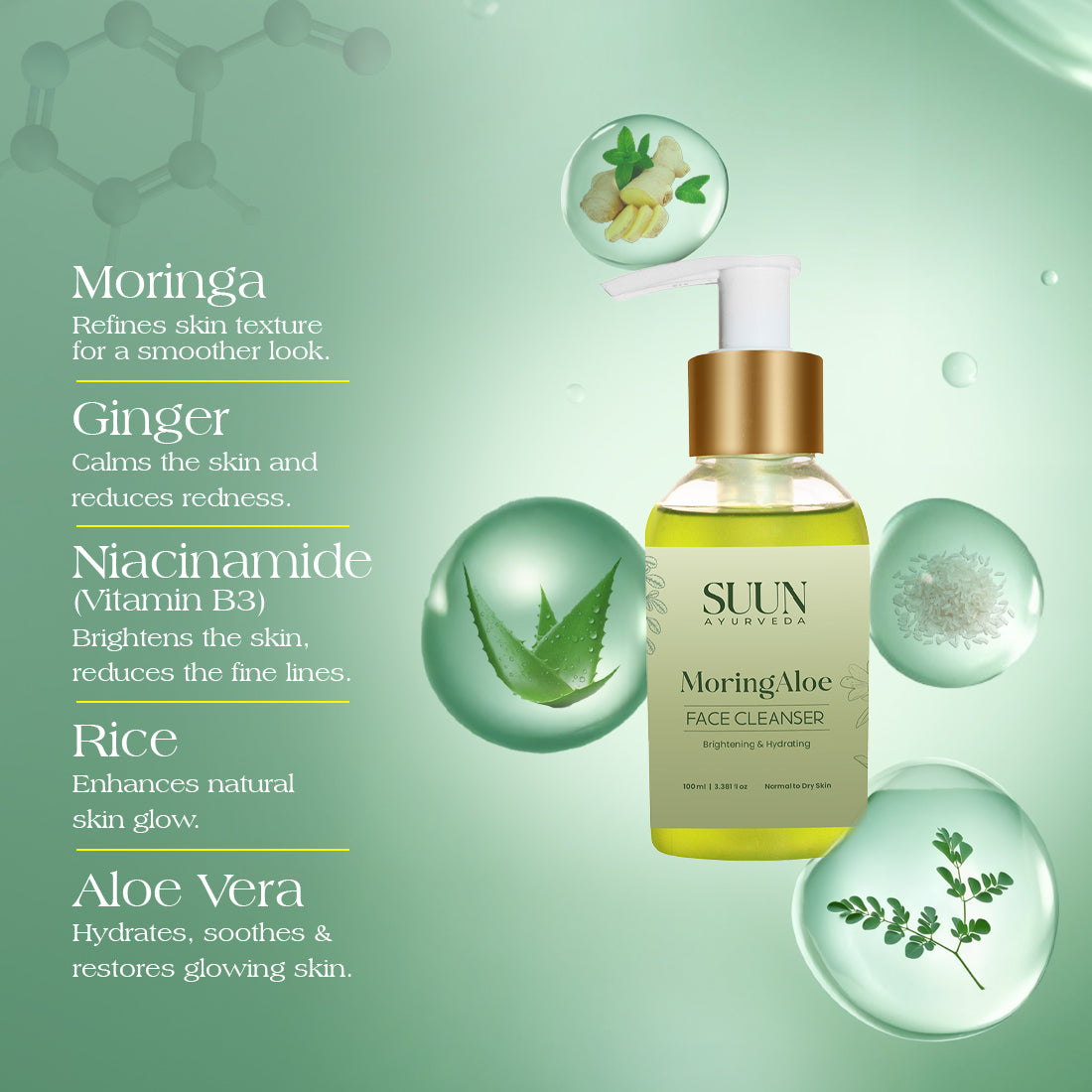 MoringAloe Face Cleanser